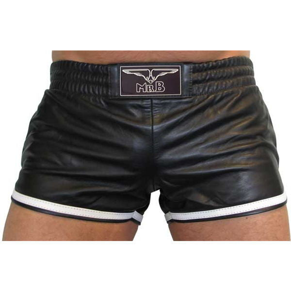 Mister B Leather Sport Shorts