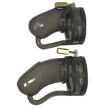 BON4 Silicone Male Chastity Device Black