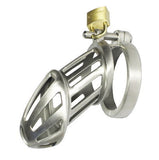 BON4 Stainless Steel Male Chastity Device