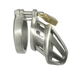 BON4 Stainless Steel Male Chastity Device