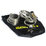 BON4 Stainless Steel Male Chastity Device