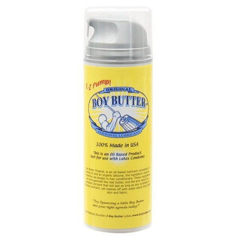 Boy Butter Original Oil Based Personal Lubricant Pump 140g