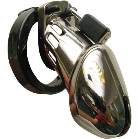 CB-6000 Chrome Finish Male Chastity Device