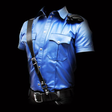 Mister B Leather Police Shirt