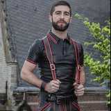 Mister B Leather Polo Shirt